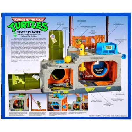 Teenage Mutant Ninja Turtles Building Secret Sewer Lid Playset Mutant Module - Exclusive 30 cm - [New]