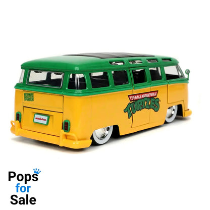 Teenage Mutant Ninja Turtles Diecast Model 1/24 1962 VW Bus Leonardo