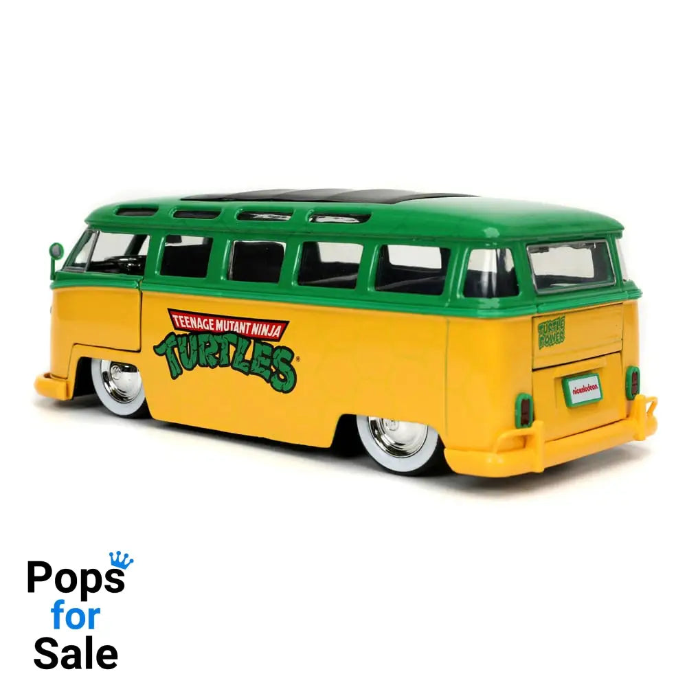 Teenage Mutant Ninja Turtles Diecast Model 1/24 1962 VW Bus Leonardo