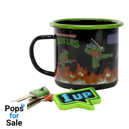 Teenage Mutant Ninja Turtles Enamel Mug and Keychain Set