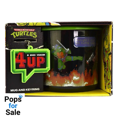 Teenage Mutant Ninja Turtles Enamel Mug and Keychain Set