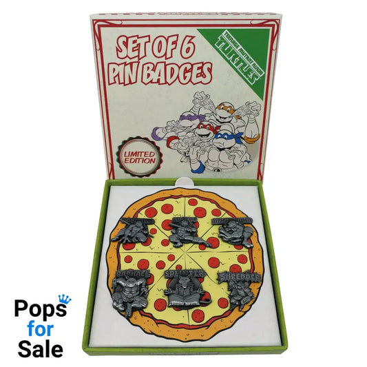 Teenage Mutant Ninja Turtles Limited Edition Set of 6 Pin Badges 6 Pack of Pins