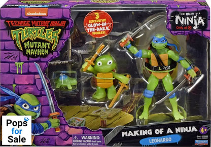 Teenage Mutant Ninja Turtles: Mutant Mayhem Action Figure 3-Pack Leonardo Evolution 10 cm