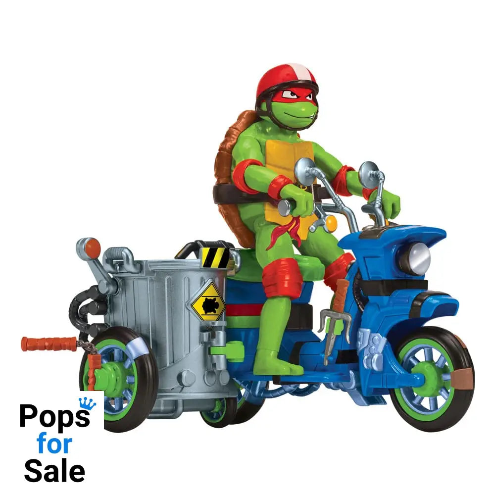 Teenage Mutant Ninja Turtles: Mutant Mayhem Action Figure Raphael & Scooter with Sidecar 11 cm