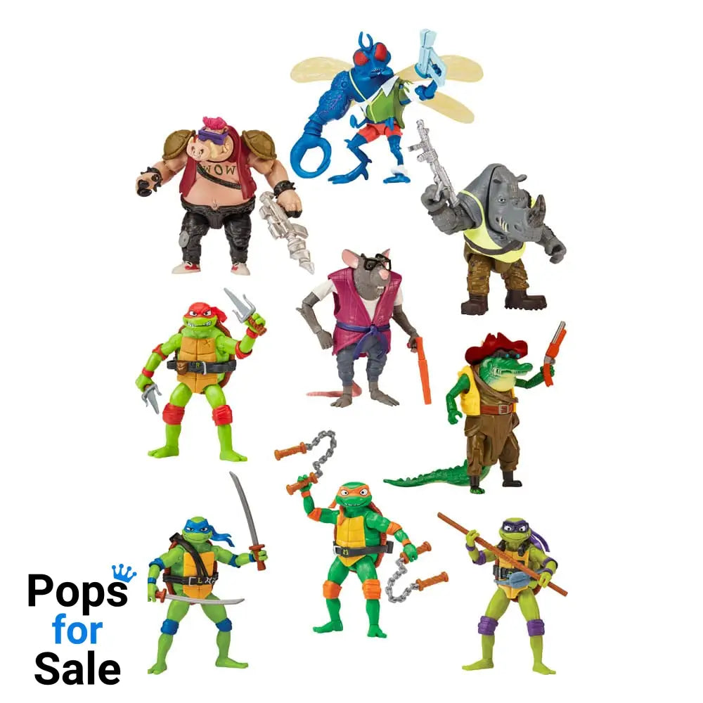 Teenage Mutant Ninja Turtles: Mutant Mayhem Action Figures 10 cm Basic Assortment (12)