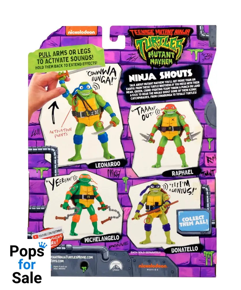 Teenage Mutant Ninja Turtles: Mutant Mayhem Ninja Shouts Action Figure Leonardo 14 cm