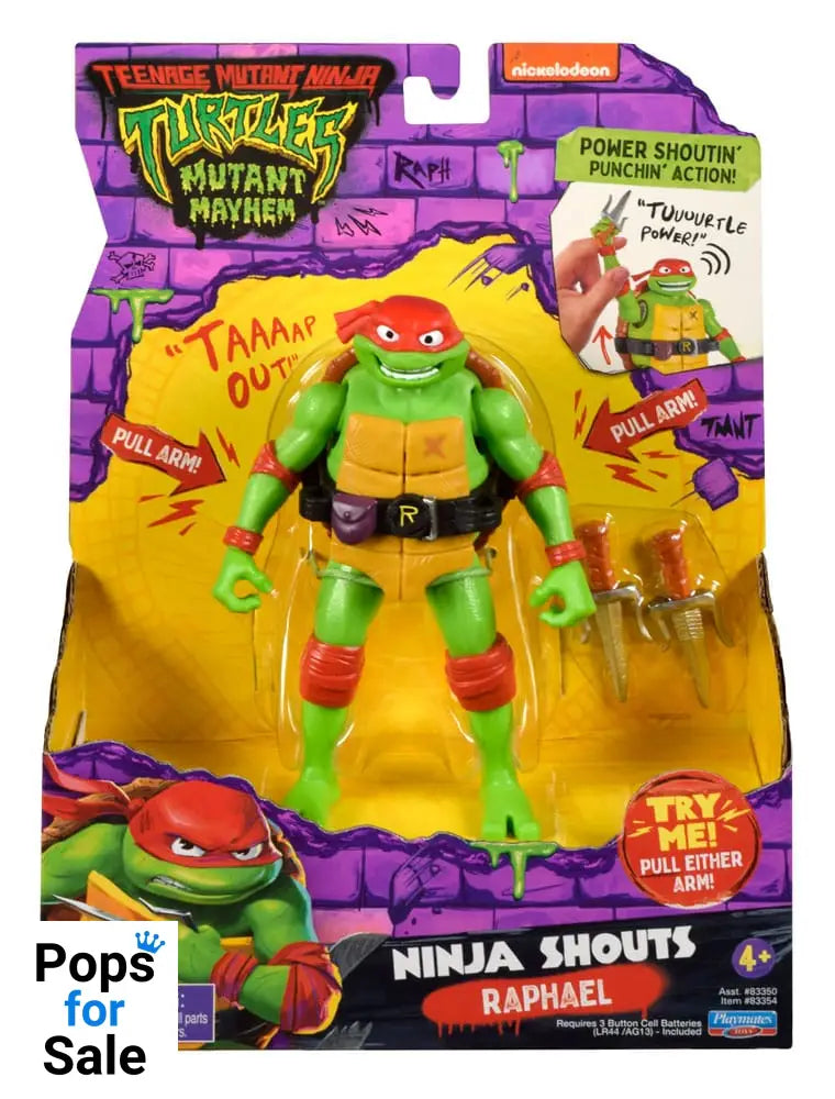 Teenage Mutant Ninja Turtles: Mutant Mayhem Ninja Shouts Action Figure Raphael 14 cm