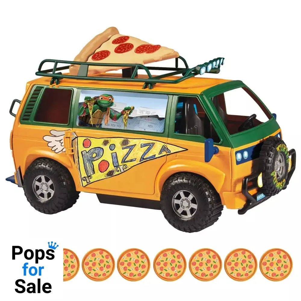 Teenage Mutant Ninja Turtles: Mutant Mayhem Vehicle Pizzafire Van 20 cm Action figures