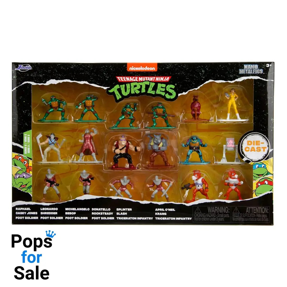 Teenage Mutant Ninja Turtles Nano Metalfigs Diecast Mini Figures 18-Pack Wave 2 4 cm