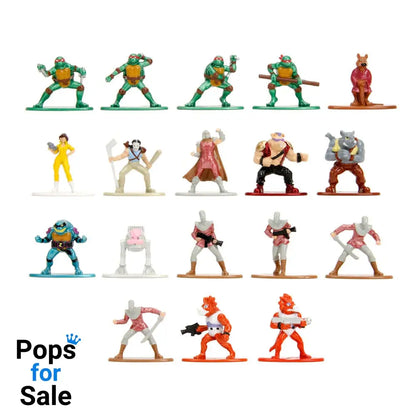 Teenage Mutant Ninja Turtles Nano Metalfigs Diecast Mini Figures 18-Pack Wave 2 4 cm Mini-figures