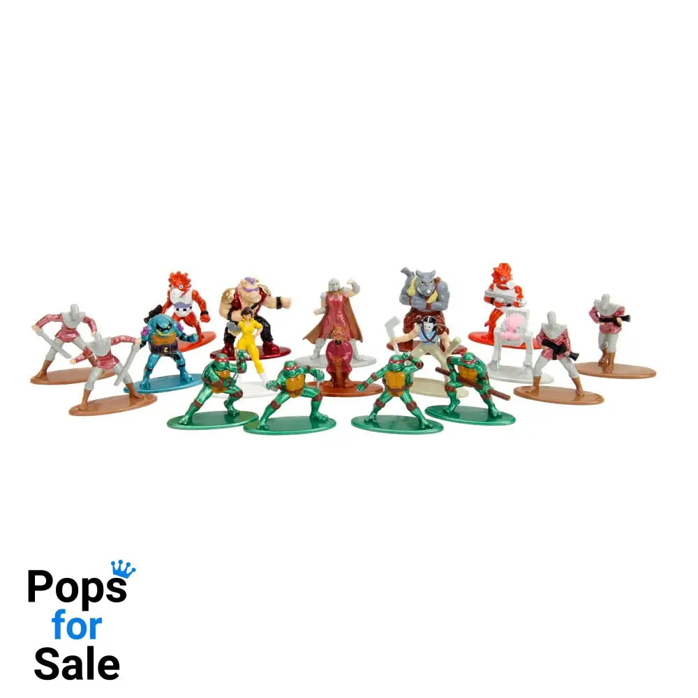 Teenage Mutant Ninja Turtles Nano Metalfigs Diecast Mini Figures 18-Pack Wave 2 4 cm