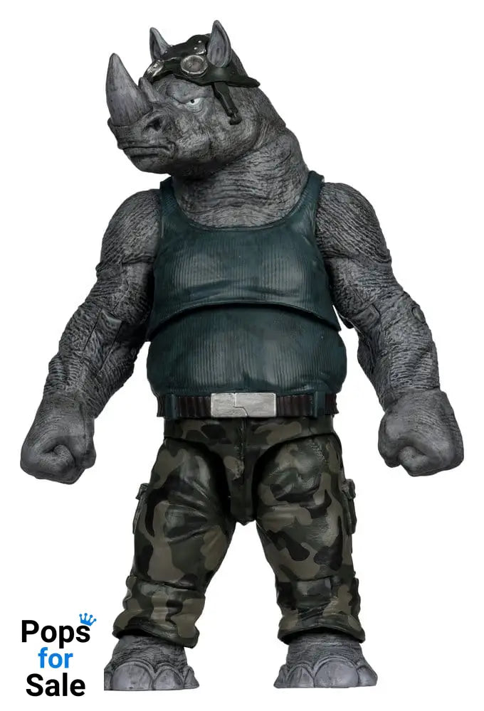Teenage Mutant Ninja Turtles Page Punchers Action Figure Rocksteady 17 cm