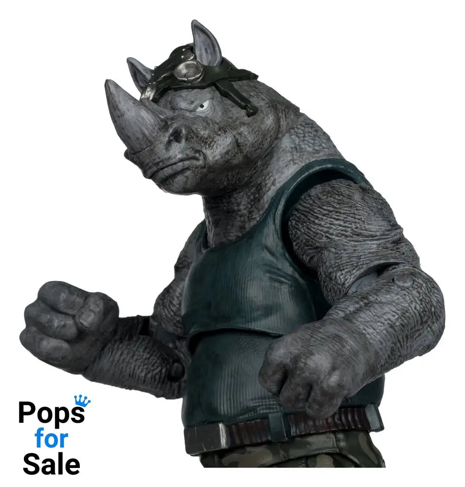 Teenage Mutant Ninja Turtles Page Punchers Action Figure Rocksteady 17 cm