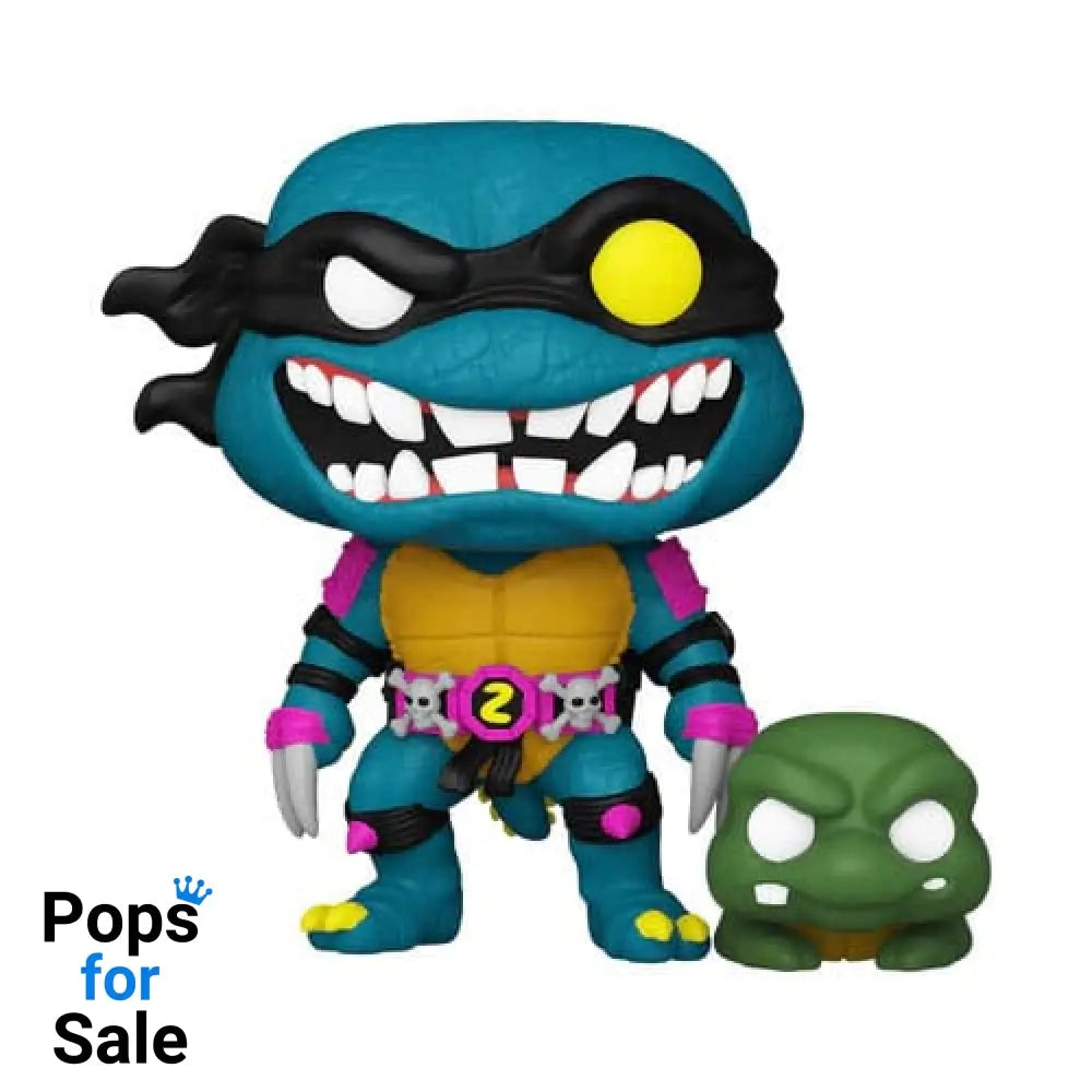 Teenage Mutant Ninja Turtles POP & Buddy! Movies Vinyl Figure Slash & Pre-mutated turtle Slash 9 cm POP! Figures