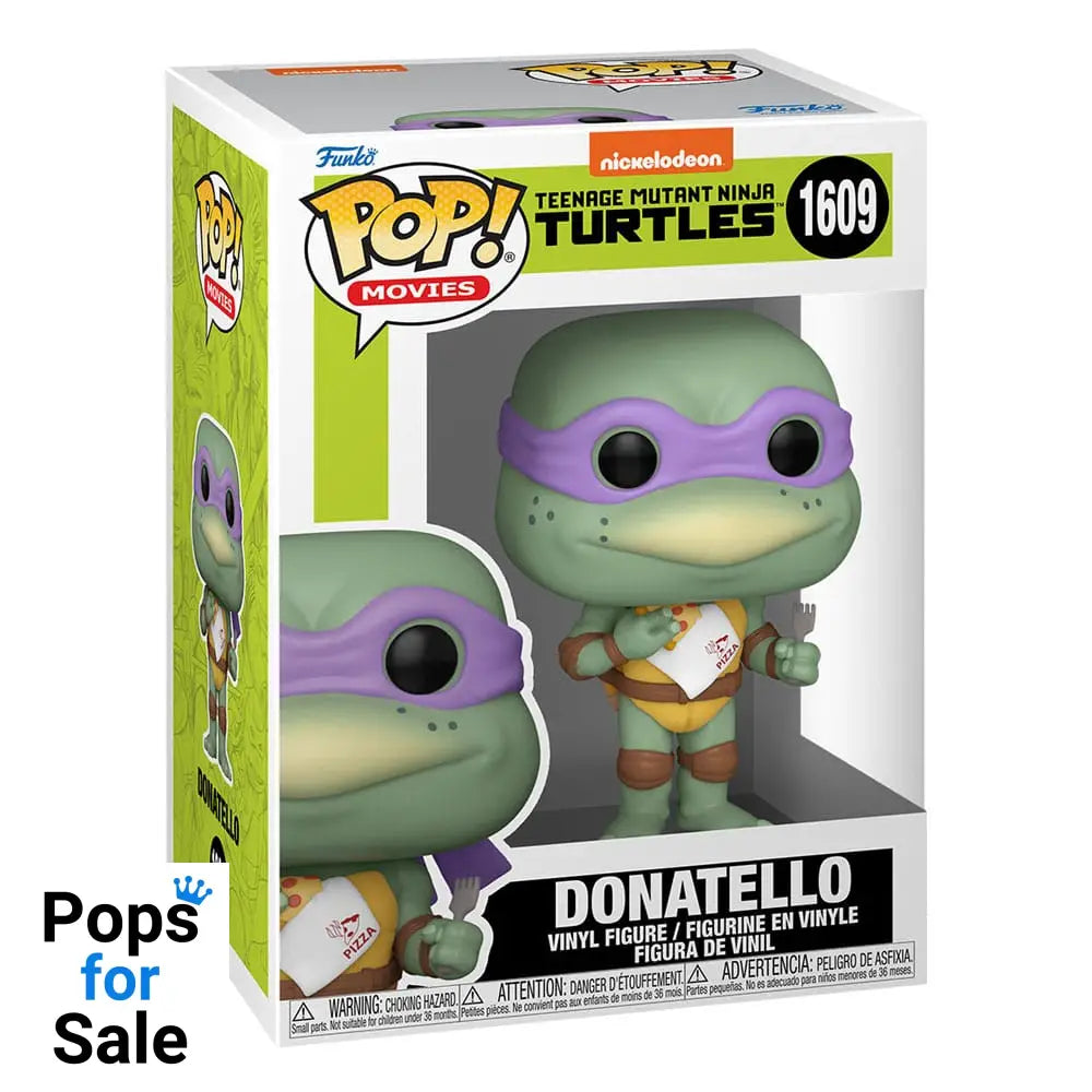 Teenage Mutant Ninja Turtles POP! Movies Vinyl Figure Donatello w/Napkin 9 cm