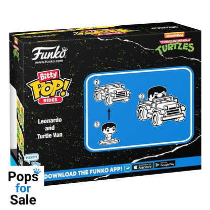 Teenage Mutant Ninja Turtles POP! Rides Vinyl Figure Leonardo w/Van 2,5 cm