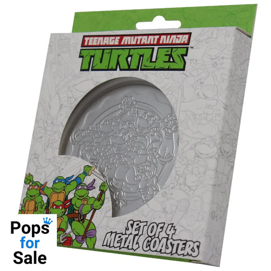 Teenage Mutant Ninja Turtles Set of 4 Embossed Metal Coasters Coasters