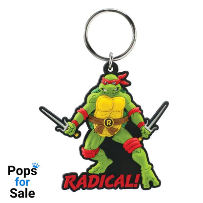 Teenage Mutant Ninja Turtles Soft Touch PVC Bag Clip Raphael Keyrings