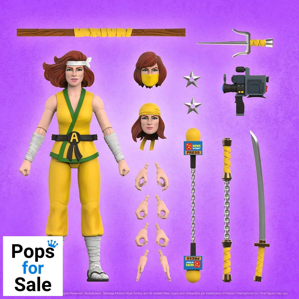 Teenage Mutant Ninja Turtles Ultimates Action Figure Ninja April 18 cm