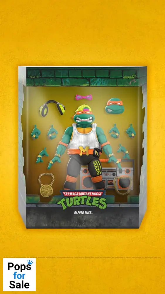 Teenage Mutant Ninja Turtles Ultimates Action Figure Rappin' Mike 18 cm