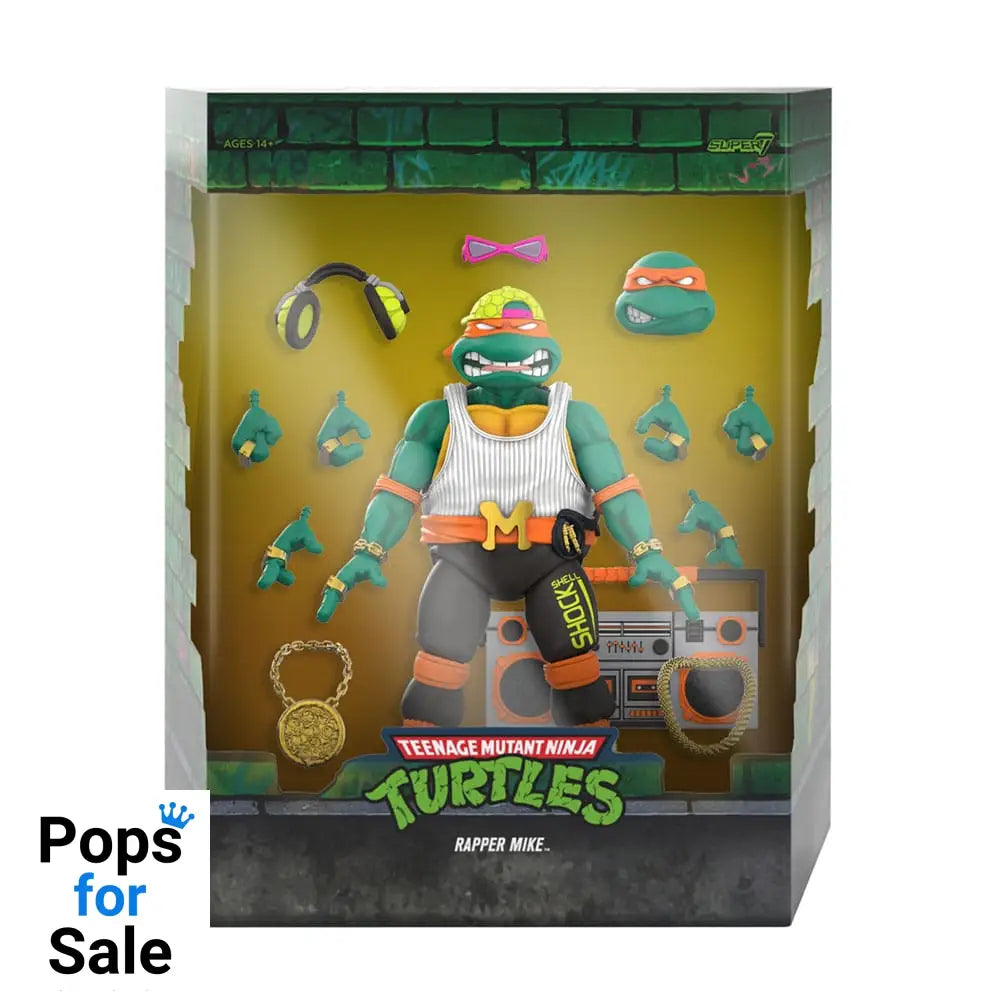 Teenage Mutant Ninja Turtles Ultimates Action Figure Rappin' Mike 18 cm