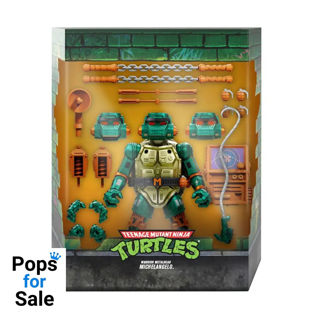 Teenage Mutant Ninja Turtles Ultimates Action Figure Warrior Metalhead Michelangelo 18 cm Action figures