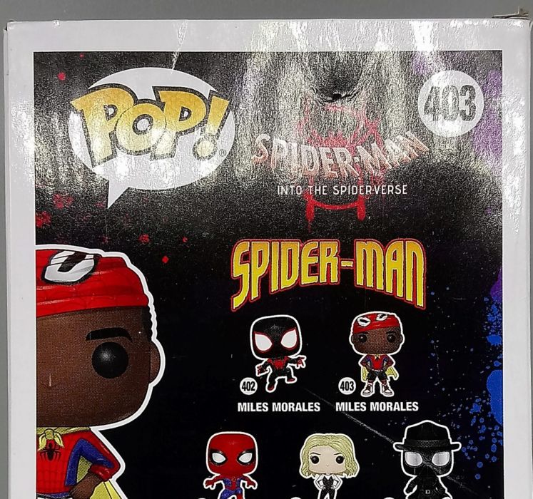 #403 Miles Morales (w/ Cape) Marvel - Box Damaged Funko POP