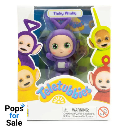 Teletubbies Cheebee Mini figure Tinky Winky Flocked 6 cm