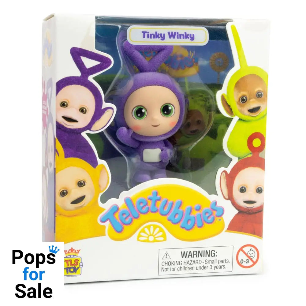 Teletubbies Cheebee Mini figure Tinky Winky Flocked 6 cm