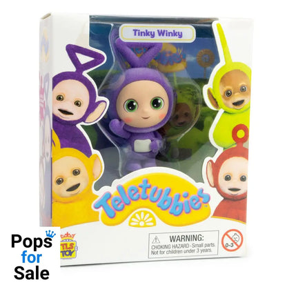 Teletubbies Cheebee Mini figure Tinky Winky Flocked 6 cm