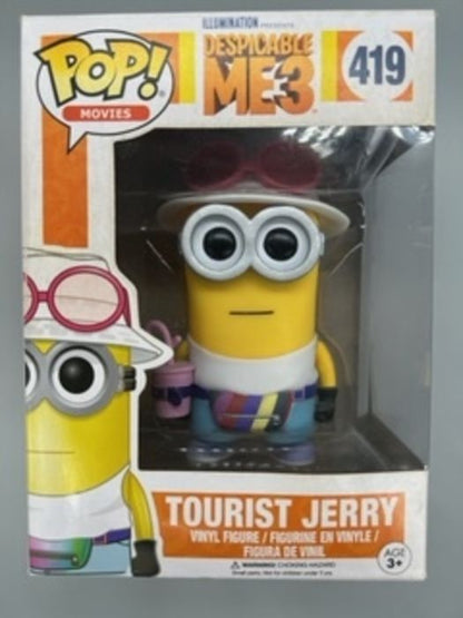 #419 Tourist Jerry - Despicable Me 3 - Box Damaged Funko POP