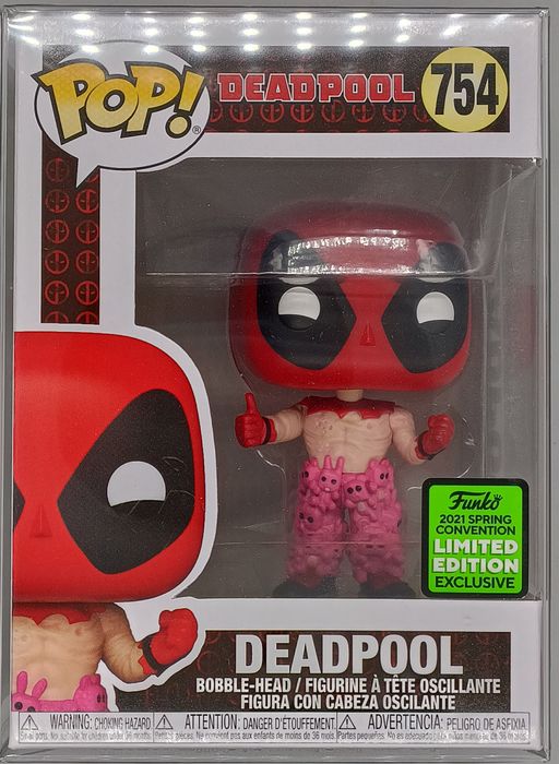 #754 Deadpool (w/ Teddy Pants) - Marvel - 2021 Con Funko POP