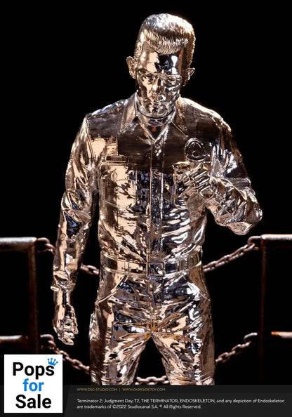 Terminator 2 Judgement Day Premium Statue 1/3 T-1000 Liquid Metal 30th Anniversary Edition 70 cm Statues