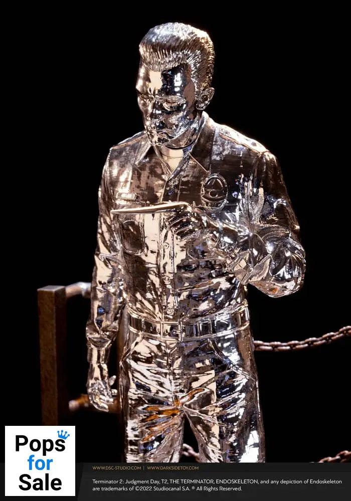 Terminator 2 Judgement Day Premium Statue 1/3 T-1000 Liquid Metal 30th Anniversary Edition 70 cm