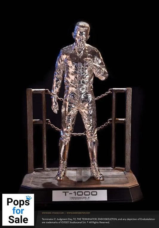 Terminator 2 Judgement Day Premium Statue 1/3 T-1000 Liquid Metal 30th Anniversary Edition 70 cm