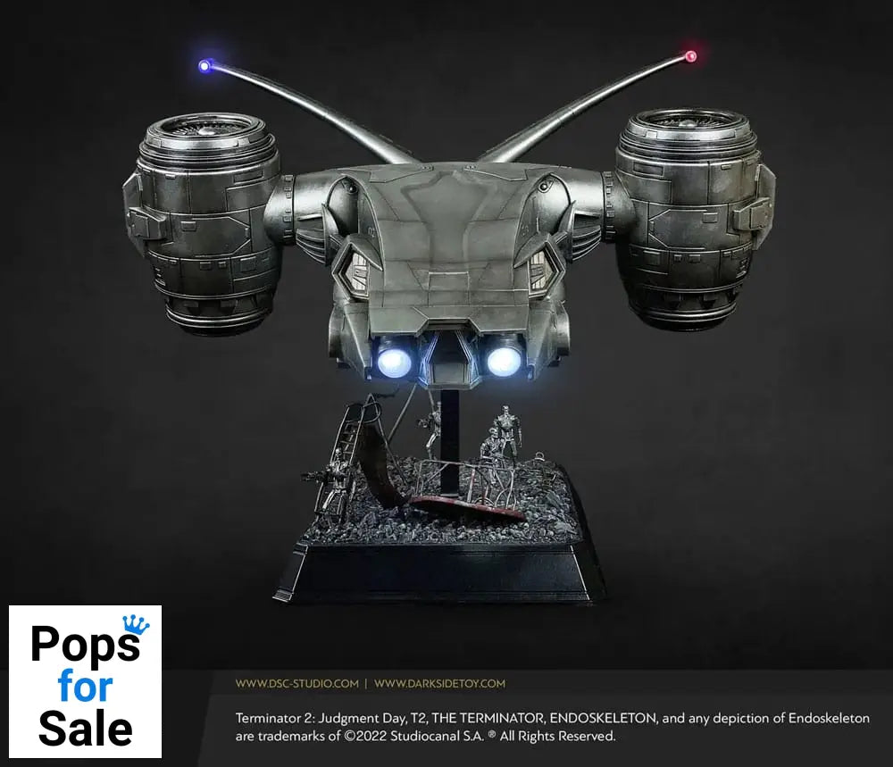 Terminator 2 Judgment Day Replica Aerial Hunter Killer 30th Anniversary Edition 60 cm Replicas down-scaled