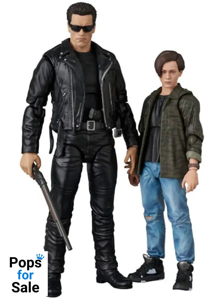 Terminator 2 MAFEX Action Figure T-800 (T2 Ver.) & John Connor 16 cm Action figures
