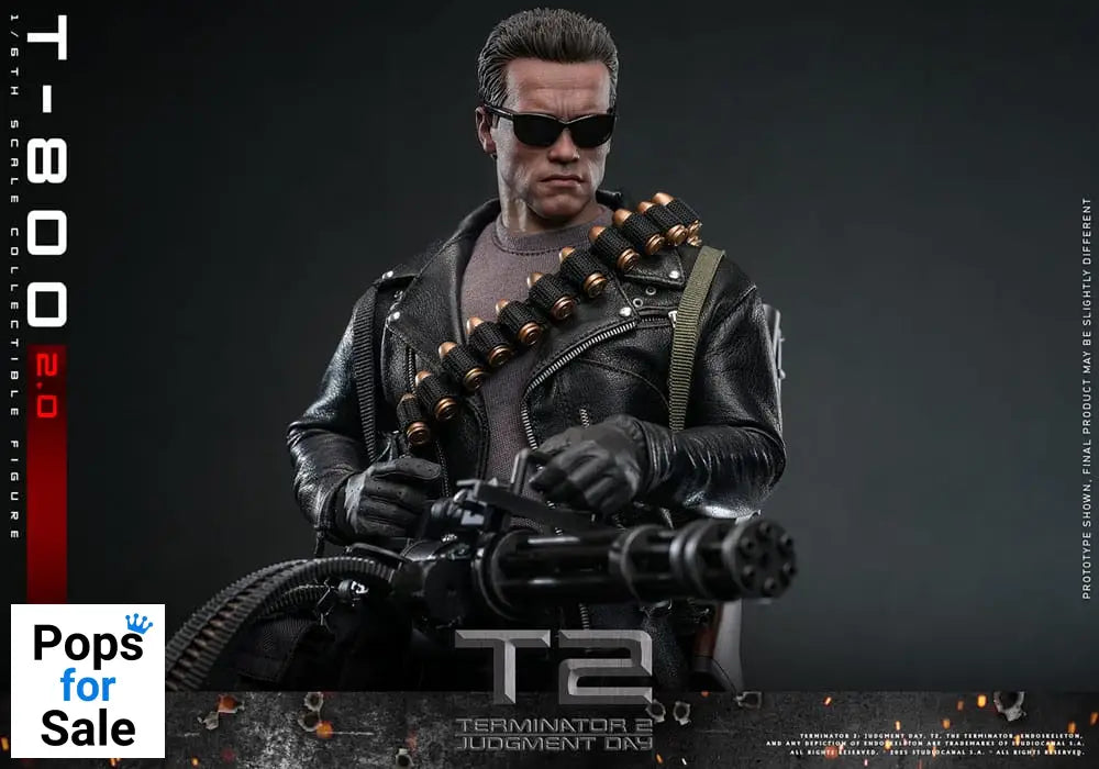 Terminator 2 Movie Masterpiece Action Figure 1/6 T-800 2.0 32 cm