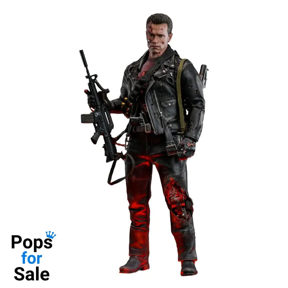 Terminator 2 Movie Masterpiece Action Figure 1/6 T-800 Battle Damaged Version 2.0 32 cm