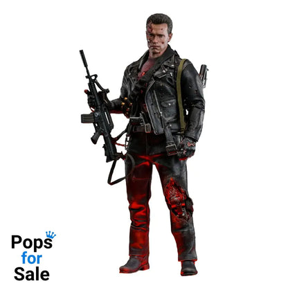 Terminator 2 Movie Masterpiece Action Figure 1/6 T-800 Battle Damaged Version 2.0 32 cm