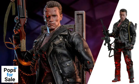 Terminator 2 Movie Masterpiece Action Figure 1/6 T-800 Battle Damaged Version 2.0 32 cm