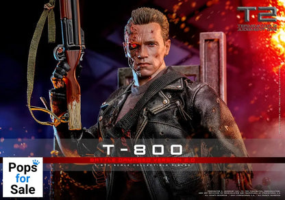 Terminator 2 Movie Masterpiece Action Figure 1/6 T-800 Battle Damaged Version 2.0 32 cm