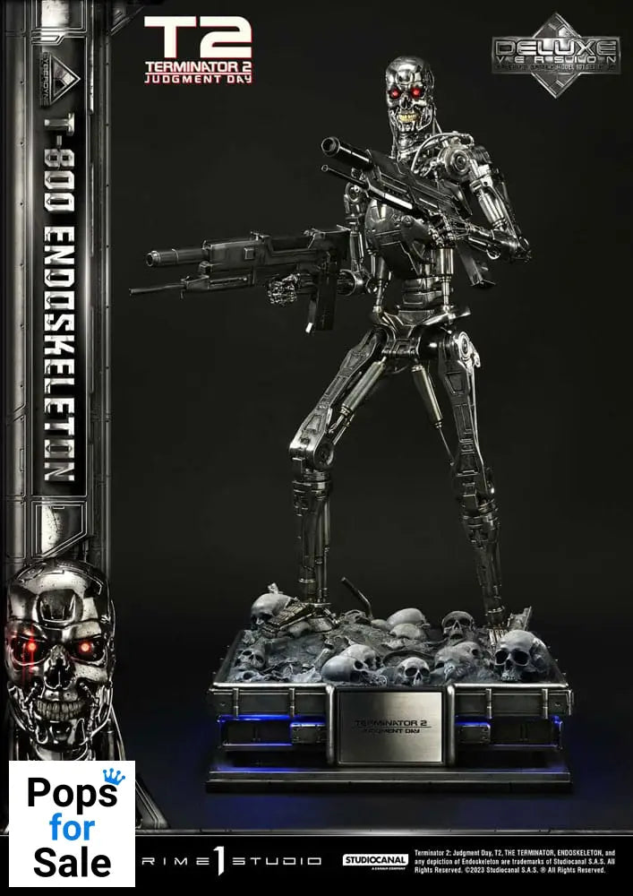 Terminator 2 Museum Masterline Series Statue 1/3 Judgment Day T800 Endoskeleton Deluxe Bonus Version 74 cm