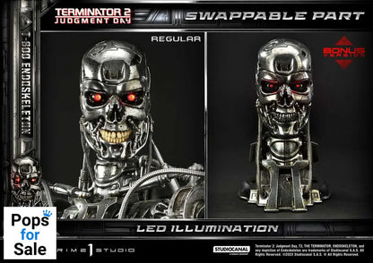 Terminator 2 Museum Masterline Series Statue 1/3 Judgment Day T800 Endoskeleton Deluxe Bonus Version 74 cm
