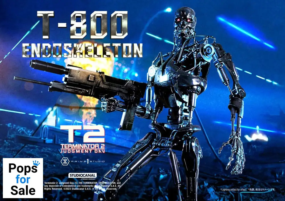 Terminator 2 Museum Masterline Series Statue 1/3 Judgment Day T800 Endoskeleton Deluxe Version 74 cm