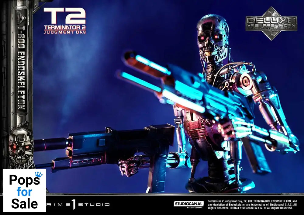 Terminator 2 Museum Masterline Series Statue 1/3 Judgment Day T800 Endoskeleton Deluxe Version 74 cm