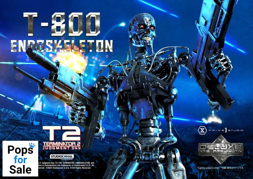 Terminator 2 Museum Masterline Series Statue 1/3 Judgment Day T800 Endoskeleton Deluxe Version 74 cm
