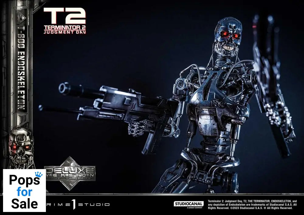 Terminator 2 Museum Masterline Series Statue 1/3 Judgment Day T800 Endoskeleton Deluxe Version 74 cm