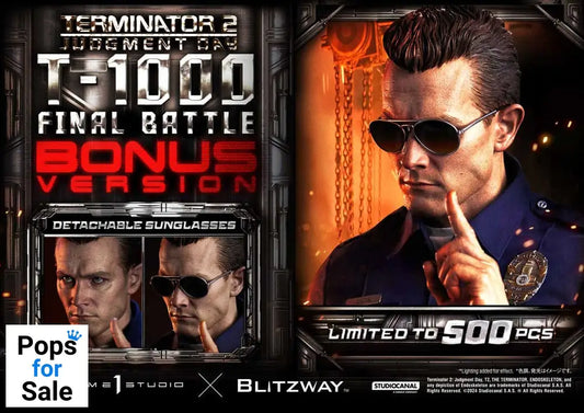 Terminator 2 Museum Masterline Series Statue 1/3 T-1000 Final Battle Deluxe Bonus Version 73 cm