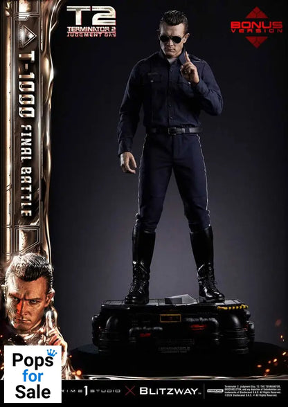 Terminator 2 Museum Masterline Series Statue 1/3 T-1000 Final Battle Deluxe Bonus Version 73 cm